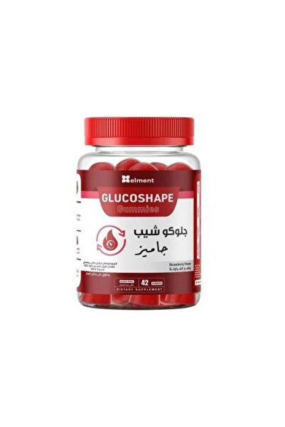 QE Health حلوى جلوكو شيب جوميز بالجلوكومانان 42 قطعة من إيليمينت