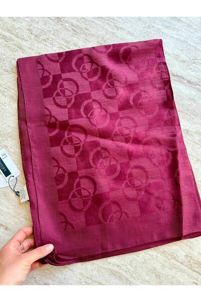 HAREM SCARF Noura Scarf Diamond Orin Shawl Burgundy
