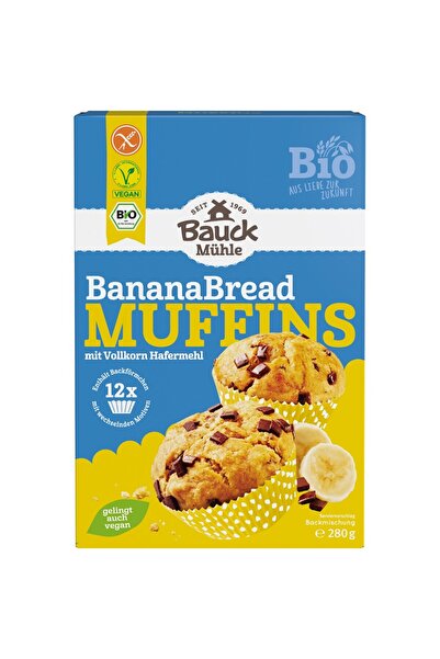 Bauckhof Mix pentru muffins Banana Bred fara gluten,