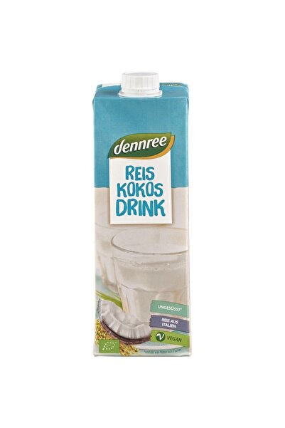 Dennree Bautura de orez cu cocos fara lactoza si fara gluten,
