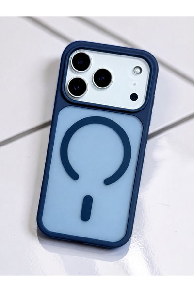 HYPERSOFT Iphone 14 Pro Max (6.7 inç) Uyumlu Mat Görünüm Silikon Magsafe Kılıf