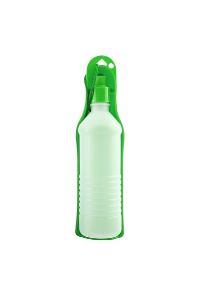 4dog Sticlă de apă portabilă pentru câini 0.5L cu bol și carabină