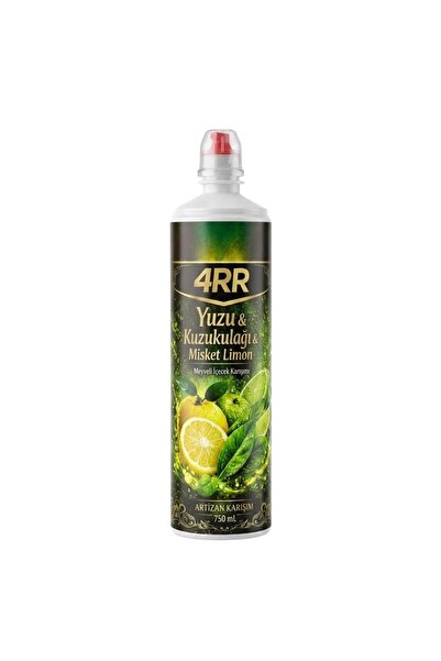4RR Yuzu-Kuzu Kulağı & Misket Limon Aromalı Tropikal İçecek Karışımı 750 ml