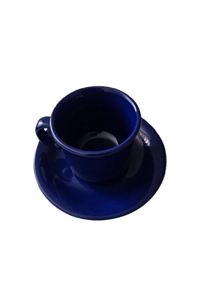 Cesiro Κούπα με πιατάκι, 220 ml, Cesiro, Σκούρο Μπλε
