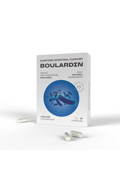 Human Care BOULARDIN Probiotic Saccharomyces boulardii 4 Mld. CFU – 30 Capsul...