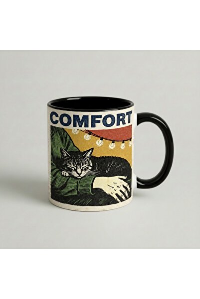 Petgifts Cana Cadou Personalizat Amuzanta Cu Mesaj Comfort - Ceramica 330 Ml