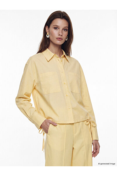 LC Waikiki Nevavm Women's Shirt with Tie at the Waist