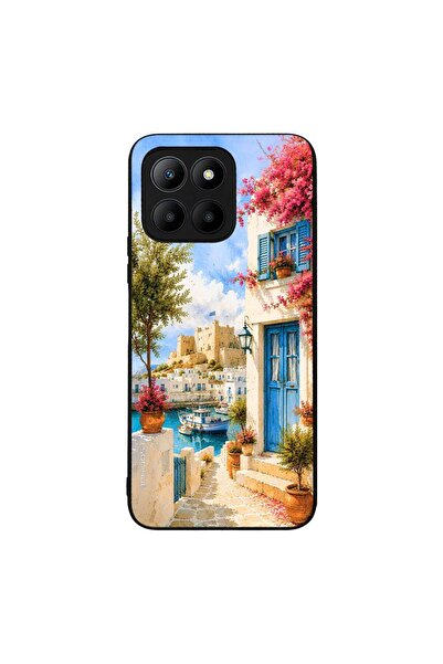 Sonique Θήκη Greek Island Muse Series για Honor 70 Lite 5G Ροδίτικο Λιμάνι