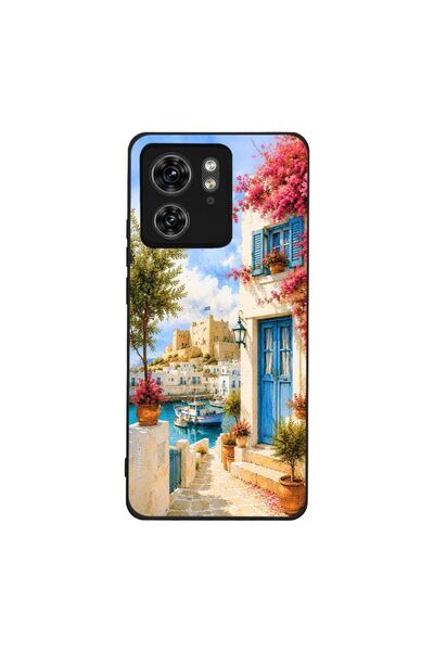 Sonique Θήκη Greek Island Muse Series για Motorola Edge 40 5G Ροδίτικο Λιμάνι