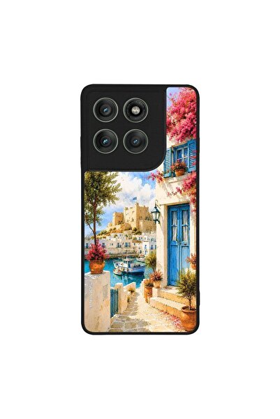 Sonique Θήκη Greek Island Muse Series για Motorola Edge 60 Pro 5G Ροδίτικο Λι...