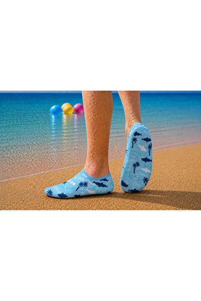 GrippToes Kaymaz Damla Tabanlı Deniz&Havuz Çorabı U2