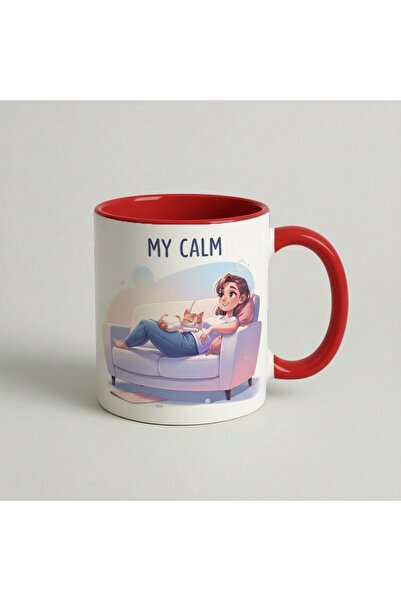 Petgifts Cana Cadou Personalizat Amuzanta Cu Mesaj My Calm - Ceramica 330 Ml