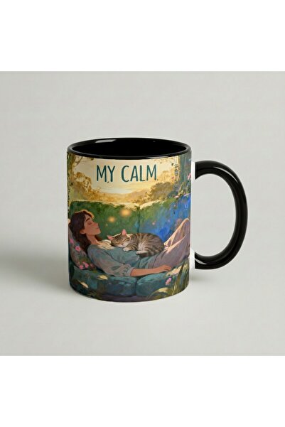 Petgifts Cana Cadou Personalizat Amuzanta Cu Mesaj My Calm - Ceramica 330 Ml