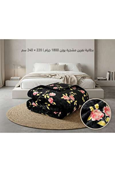 Generic بطانية ناعمة وثقيلة 1800 جرام 220×240 سم – دفء عملي في كل مكان