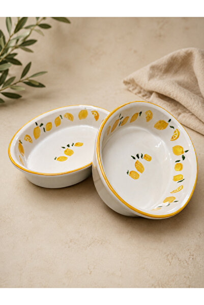 Yasvera Ceramics 2’li derin salata kasesi