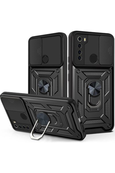 Pilanix Xiaomi Redmi Note 8 Case Ultra Protective Sliding Vega Cover with Mag...