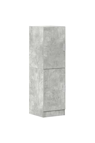 vidaxl Dulap de bucătărie, gri beton 38x41,5x131,5 cm lemn prelucrat