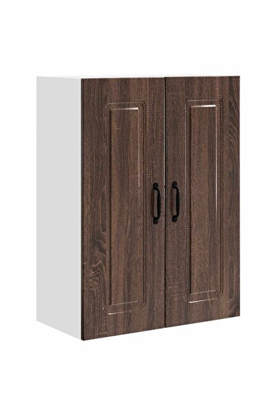 vidaxl Dulap de bucătărie Kalmar Stejar închis 60 x 31 x 80 cm