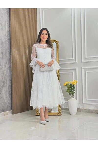 vanus fashion 7150 - فستان سهرة ميدي
