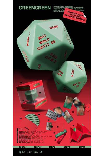 tays store CORTIS - 2nd EP [GREENGREEN] Dice Ver. Album