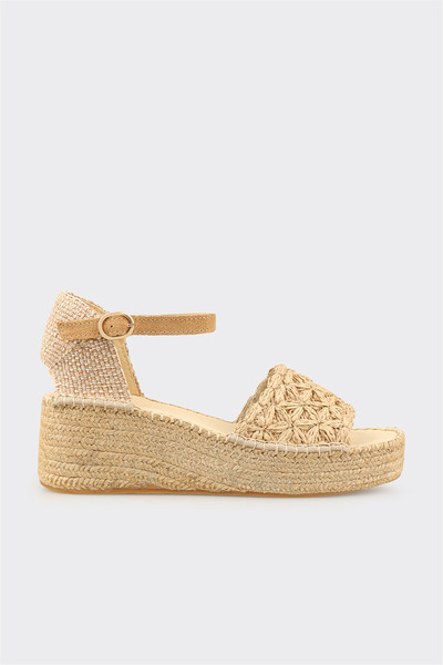 Elle Shoes Bej Kadın Espadril