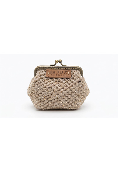 JADDA Handmade Daily Knitted Wallet Macrame Sequin Thread