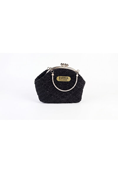 JADDA Handmade Evening Dress Classic Mesh Hand Bag Stylish Metallic Thread Me...