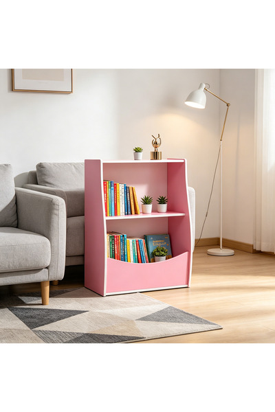 Topone1Topone1 2-tier bookshelf, floor-standing bookshelf, shelving unit, sto...