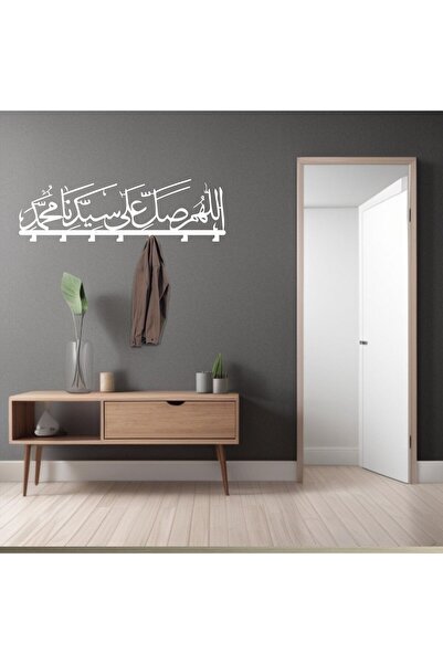 Slasa خط عربي للسلاموات على شكل خطاف جداري من الأكريليك، ديكور إسلامي ذهبي ال...