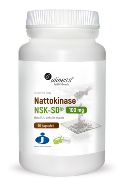 Aliness Nattokinase Nsk-Sd ®   100 mg 60 capsule.