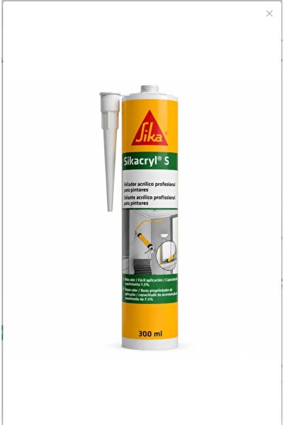 Sika SİKACRYL 300 EXTRA SİLİKONİZE MASTİK