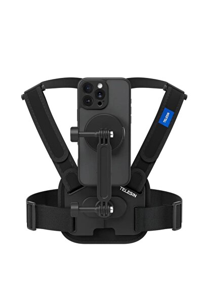 TELESIN Elastic Sports Chest Strap for iPhone 16 Pro