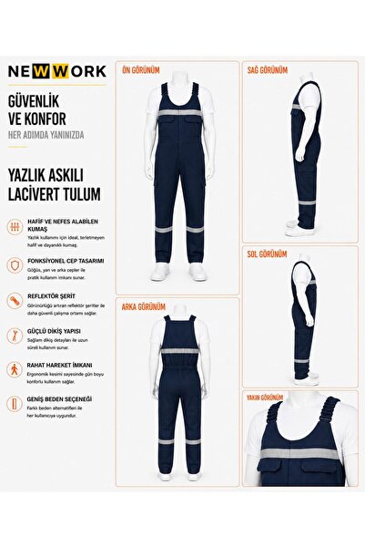 Newwork 16/12 ASKILI YAZLIK İŞ TULUMU