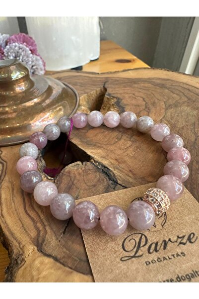 parze doğaltaş Madagascar Pink Quartz 8 mm Natural Stone Bracelet