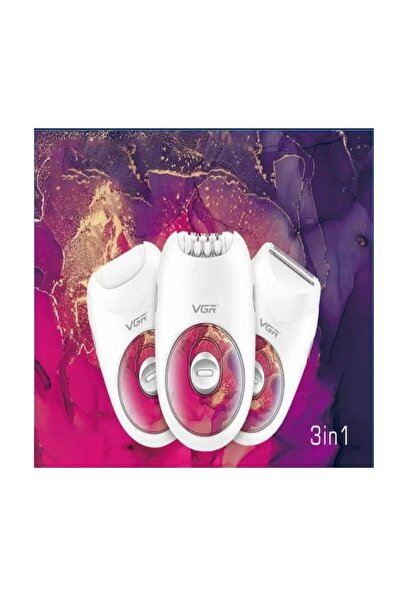 Primo Plus V-736 3-in-1 Professional Lady Epilator - Cordless Rechargeable El...