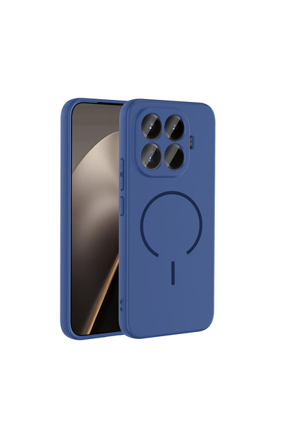 HTstore Xiaomi Uyumlu 15T Pro Kılıf M-safe Şarj Özellikli Zore Meta Kapak-Lac...