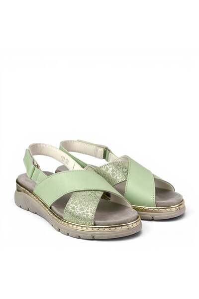 Suave Sandale casual confortabile 12505-V - 40, Verzi, Piele