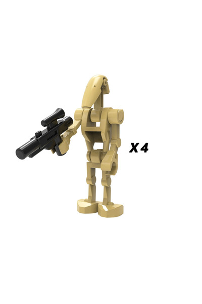 yamanS Sw B1 Battle Droid Clone Wars minifigür yapı taşları blokları oyuncak(...