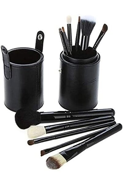 Other Professional Makeup Brush Set with Cup Leather Holder Case - 12 Pieces,...
