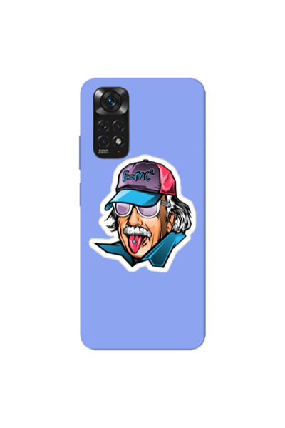 Other Xiaomi Redmi Note 11 4G Einstein Light Purple Colored Silicone TPU Θήκη