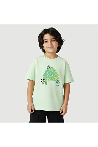 Kappa Crew Neck Short Sleeves T-shirt with Graphic Print