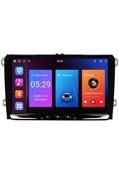 Carvocal Volkswagen Jetta Android Multimedya Sistemi (2006-2018) CRV-4580SD P...