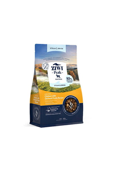 ZIWI Peak طعام للكلاب من الدجاج المطهو بالبخار والمجفف بدون أقفاص مع فواكه ال...
