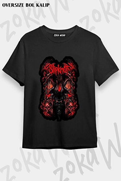 ZOKAWEAR Unisex široka majica sa printom Slipknot v22