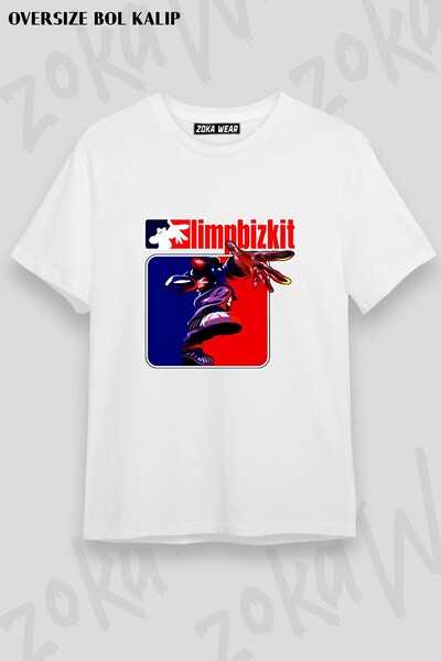 ZOKAWEAR تي شيرت مطبوع للجنسين من نوع Limp Bizkit v12