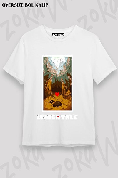 ZOKAWEAR Μπλουζάκι Unisex Loose Fit Undertale Sans v31 με στάμπα