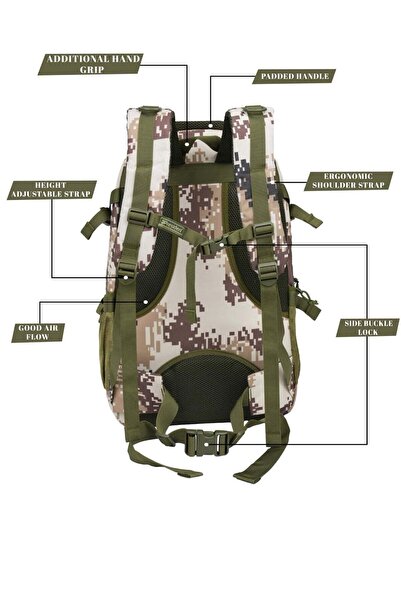 President Premium military backpack 20"inch waterproof with large capacity, M...