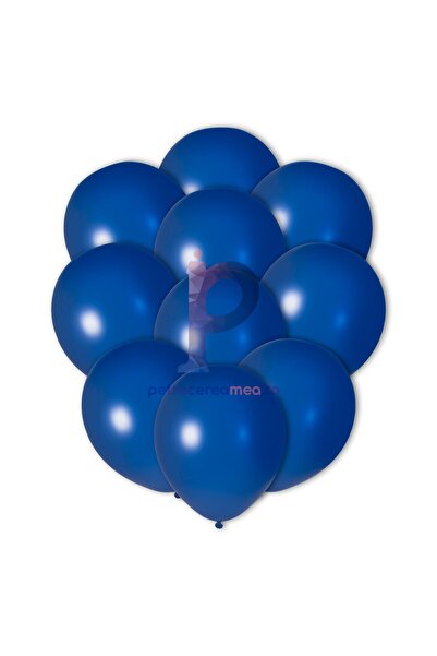 MP Mirific Party Set de baloane din latex, bleumarin, 25 cm