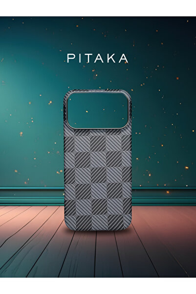 PITAKA Premium Aramid Fiber Mobile Case | Ultra-Thin, Lightweight, Tactile Wo...
