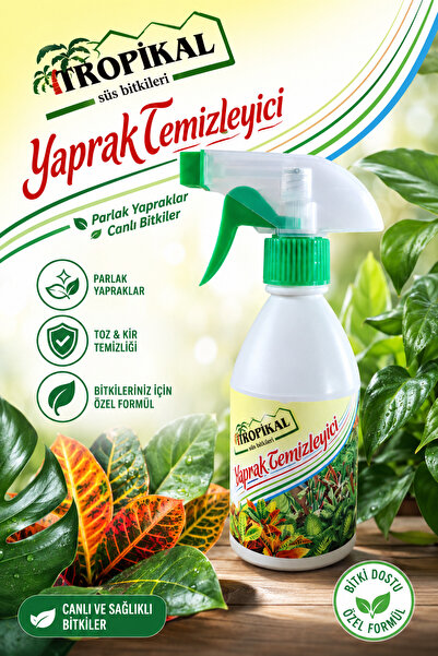TROPİKAL Esg Plus Yaprak Temizleyici Bitki Spreyi 250 ml – Su Bazlı, Kokusuz,...
